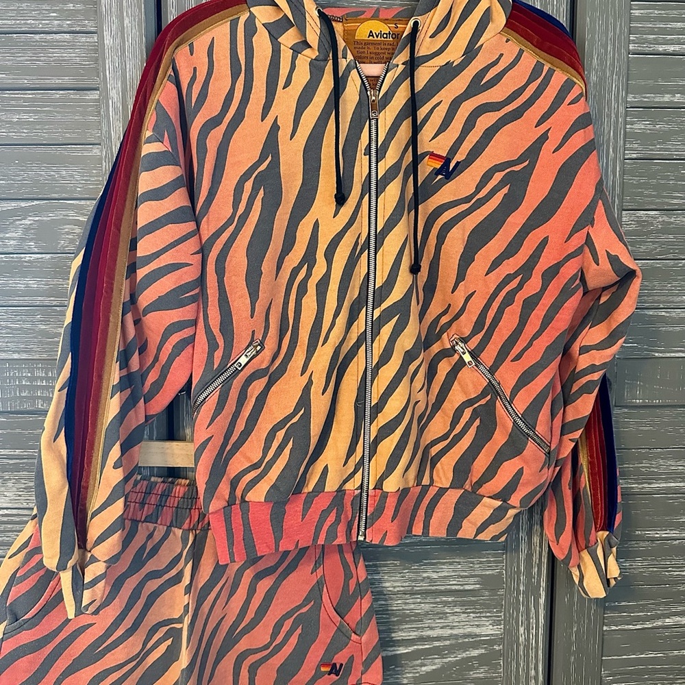 Aviator Nation sweatsuit.